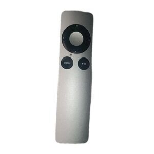 Genuine Apple TV Remote Control A1294 2nd 3rd Generation Silver w/ Good Battery